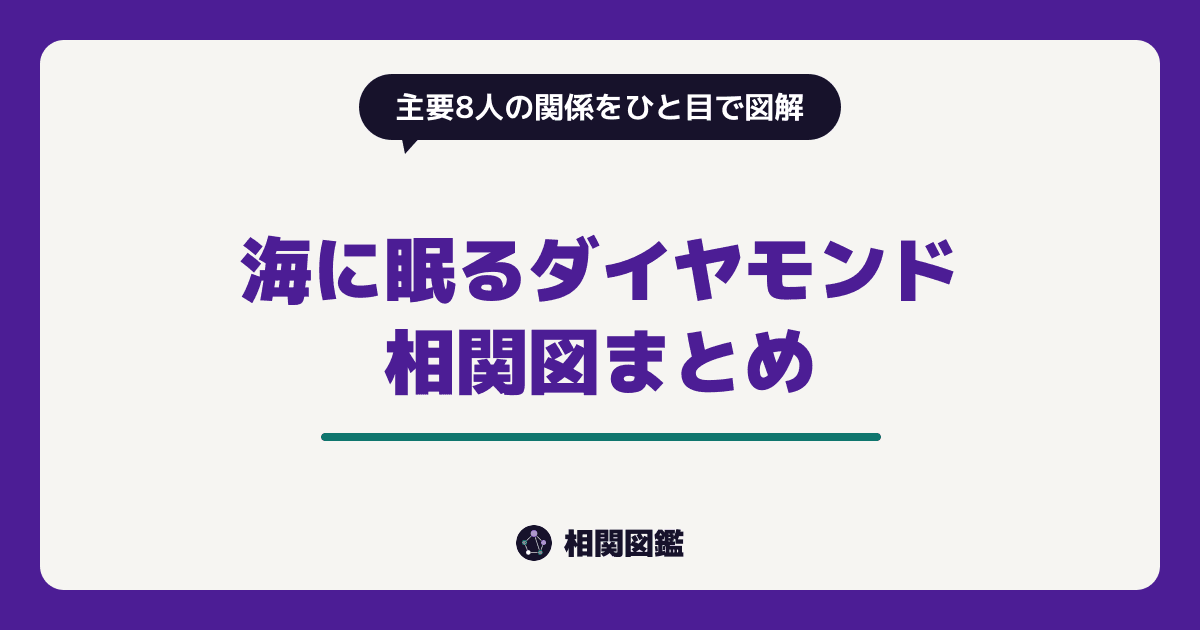 海に眠るダイヤモンド
